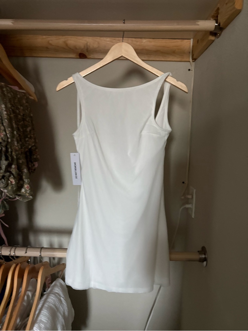 Princess Polly Cream Mini Slip Dress
